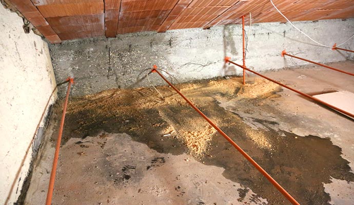 attic water damage