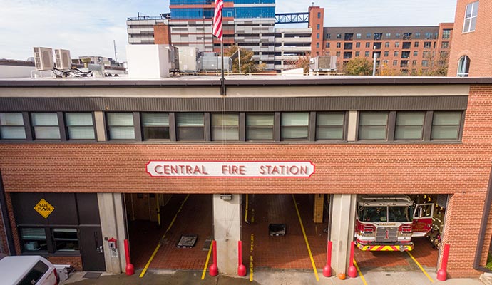 A fire station
