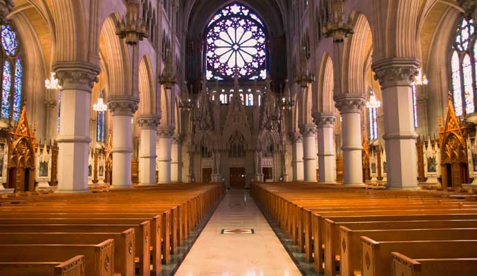Interior of a church