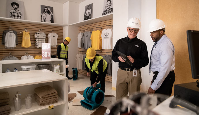 commercial water damage restoration