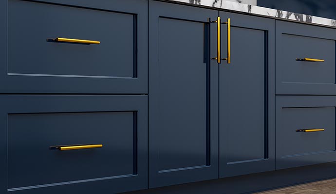 Clean cabinetry