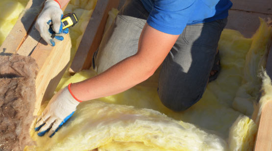 inspecting wet insulation