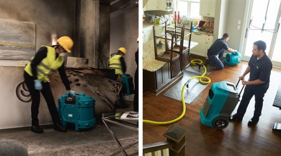 water restoration professionally